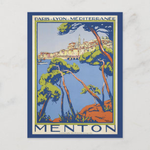  Menton Frankrijk Franse Rivièra Reizen Briefkaart