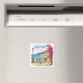 Menton French Riviera Magnet - bicycle (In Situ (Lave-vaisselle))