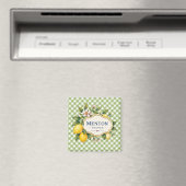 Menton French Riviera Magnet - Green Lemon (In Situ (Lave-vaisselle))