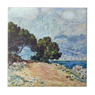 Menton gezien vanuit Cap Martin door Claude Monet Tegeltje