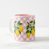 Menton Lemon Two-Tone Mug (Devant gauche)