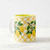 Menton Lemon Two-Tone Mug (Devant gauche)