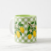 Menton Lemon Two-Tone Mug (Devant gauche)