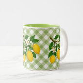 Menton Lemon Two-Tone Mug (Devant droit)
