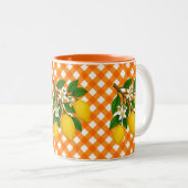 Menton Lemon Two-Tone Mug (Devant droit)