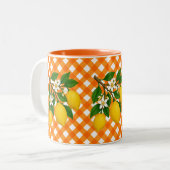 Menton Lemon Two-Tone Mug (Devant gauche)