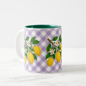Menton Lemon Two-Tone Mug (Devant gauche)
