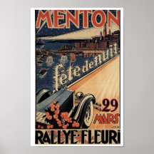 Menton Rallye Fleuri 1929, Franse Riviera