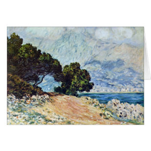 Menton Seen van Pet Martin door Claude Monet
