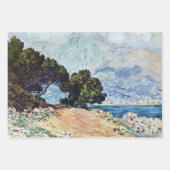 Menton Seen van Pet Martin door Claude Monet Inpakpapier Vel (Voorkant 2)