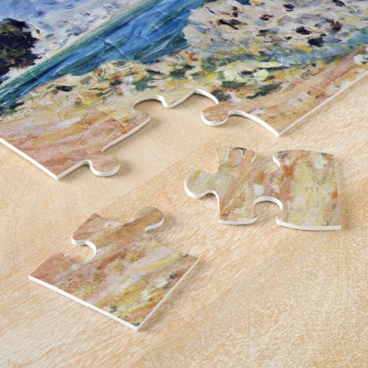 Menton Seen van Pet Martin door Claude Monet Legpuzzel (Zijkant)