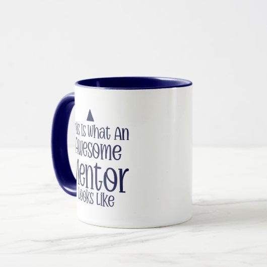 Mentor Appreciation Mug – Personalized Gift (Devant gauche)