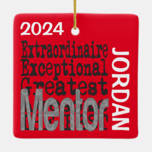 Mentor Extraordinaire CUSTOM Keramisch Ornament