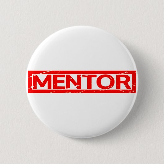 Mentor Stamp Ronde Button 5,7 Cm (Voorkant)