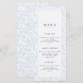 Menu (Devant / Derrière)