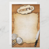 Menu (Devant / Derrière)