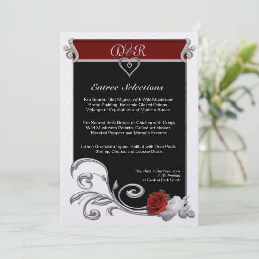 Menu (Staand voorkant)