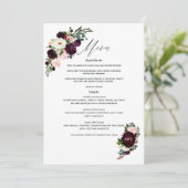 Menu 40e anniversaire de mariage Rubis (Debout devant)