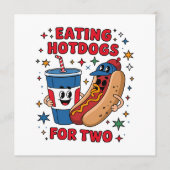 Menu 4 juillet Mignons Hotdogs (Devant)