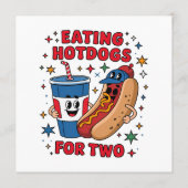 Menu 4 juillet Mignons Hotdogs (Dos)