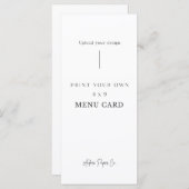 Menu 4x9 : Téléchargez le vôtre (Devant / Derrière)