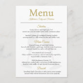 Menu 60 ans et Fabulux Anniversaire Or Blanc (Devant)