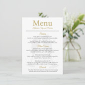 Menu 60 ans et Fabulux Anniversaire Or Blanc (Debout devant)