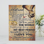 Menu À ma conception de mari | Lettre d'amour à lui | (Debout devant)