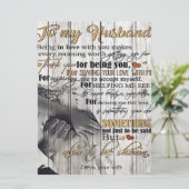Menu À mon cadeau de mari | LETTRE MARI | Décor | (Debout devant)