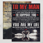 Menu À Mon Cadeau Homme, Cadeau Personnalisé À Mon Mari (Devant / Derrière)