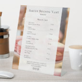 Menu Aangepaste Bakkerijprijslijst Reclamebord Met Voetstuk (Insitu)