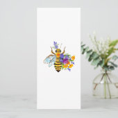 Menu Abeille à fleurs avec plantes sauvages (Debout devant)