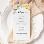 Menu Abeille d'aquarelle<br><div class="desc">Aquarelle bee floral Menu Objets correspondants disponibles. Vérifiez la collection.</div>