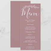 Menu adoration florale (Devant / Derrière)