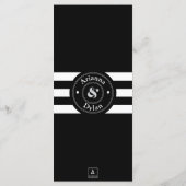 Menu Affaire White Tie (Dos)