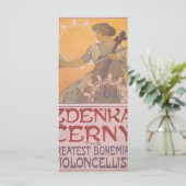 Menu Affiche de Zdenka Cerny par Alphonse Mucha (Debout devant)