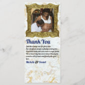 Menu African Prince|Royal Blue & Gold Elegant Photo (Dos)