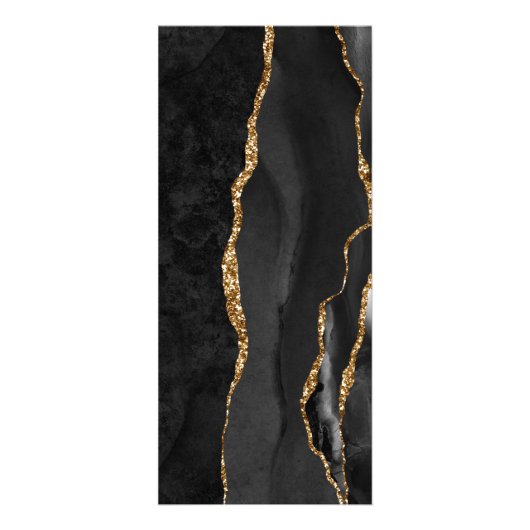 Menu Agate Black & Gold (Dos)