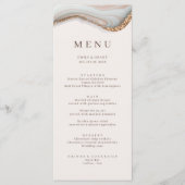 Menu Agate Marble Stone (Devant)