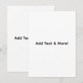 Menu Ajouter du texte et plus encore ! Personnalisez vo (Devant / Derrière)