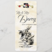 Menu Alice au pays des merveilles (Dos)