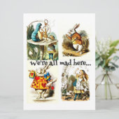 Menu Alice In Wonderland Art|cadeau pour amoureux de la (Debout devant)