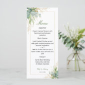 Menu Amour Intemporel Mariage Botanique et Verdure (Debout devant)