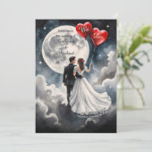 Menu Amour romantique sur Cloud Neuf Mariage Fairytale (Debout devant)