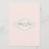 Menu Ancre nautique moderne Preppy Chevron Stripe (Devant)