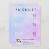 Menu Animaux de compagnie Sitting Chien Chat Prix du Sp (Devant / Derrière)