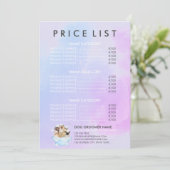 Menu Animaux de compagnie Sitting Chien Chat Prix du Sp (Debout devant)