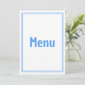 Menu Anneaux entrelacés minimaux côtiers (Debout devant)