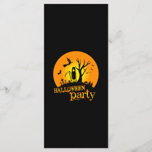 Menu Anniversaire de la fête d'Halloween