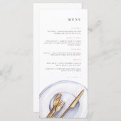 Menu Anniversaire | Menu Célébration | (Devant / Derrière)